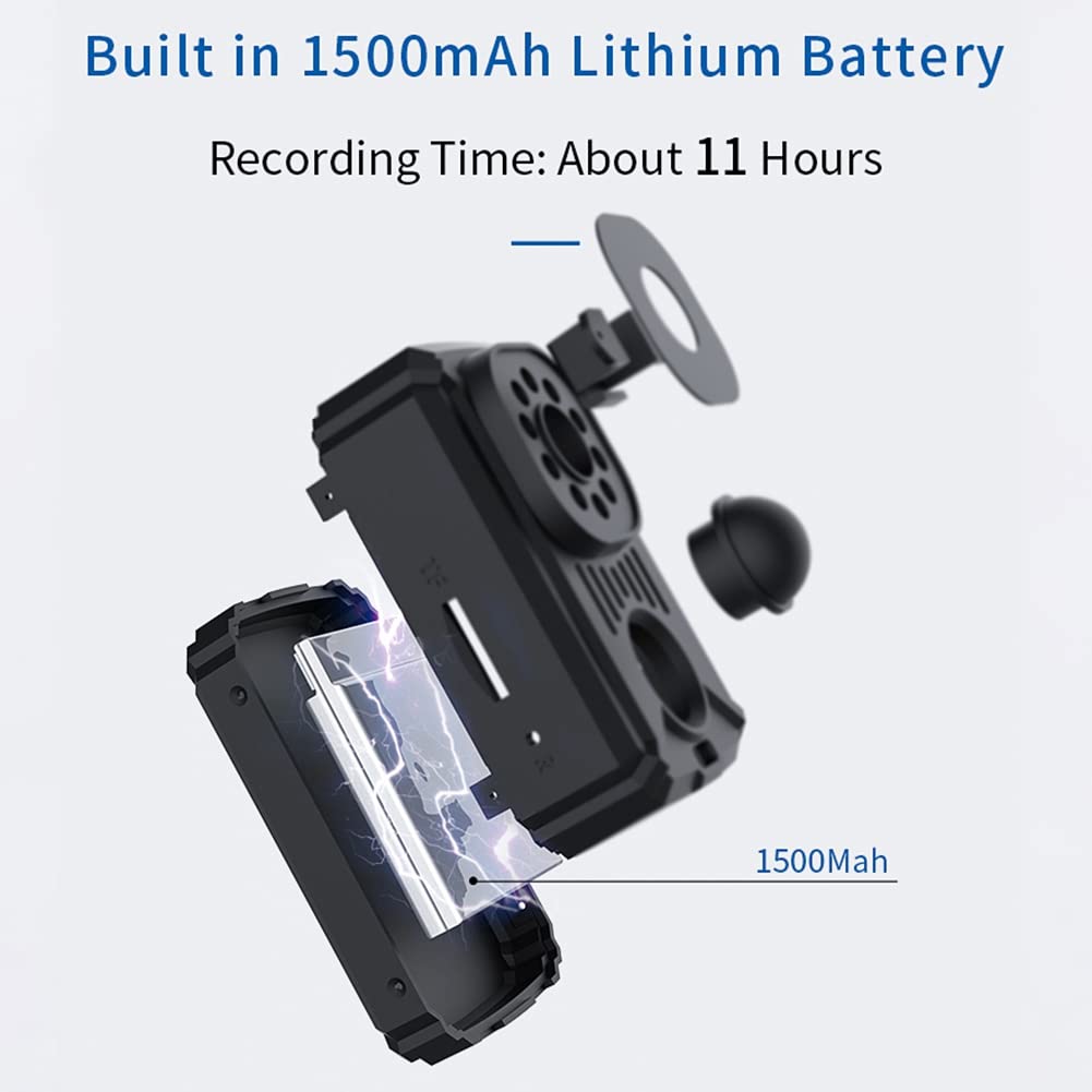 OSHLANT CáMara de Cuerpo PortáTil MD31 de 1080P, Mini CáMara de Bolsillo, CáMara de VisióN, PequeñA CáMara Deportiva para Coches, Grabadora de VíDeo PIR