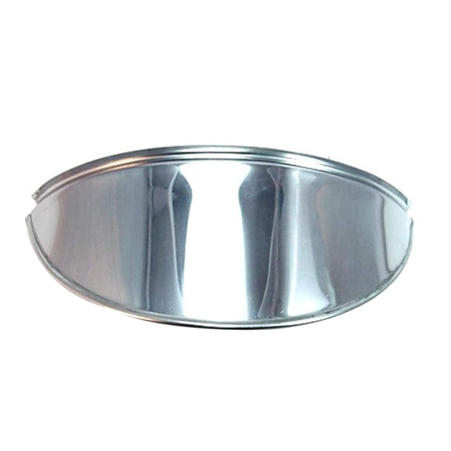 BRMHC184 Water Resistant Chrome Finished Silver Headlight Shade Metal Headlamp Cap & Compatible With Bikes- 1 PC-image-22
