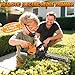 3-IN-1 Kids Garden Tools with Lights and Sounds, Weed Wacker Toy, Leaf Blower Toy, and Hedge Trimmer, Yard Tools Outdoor toys for Boys Pretend Role Play, Christmas Birthday Gifts for Kids 3,4,5,6,7,8+