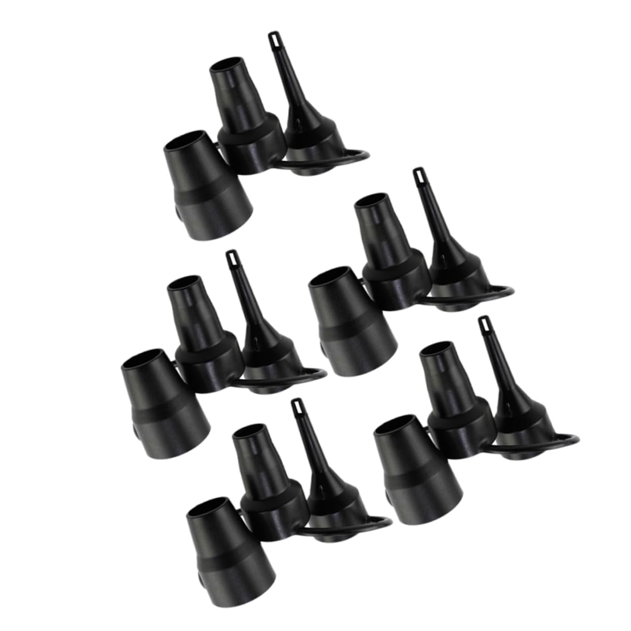 UPKOCH Aufblasbarer Mund Inflator Ersatzdüsen Pumpe Aufblasbares Bett Luftmatratze Luftbett Aufblasbare Bettdüsen Aufblasbare Pumpdüsen Plastik Black