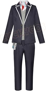 Amazon.co.jp: LUCKYCOS けんもち 剣持刀也 コスプレ 衣装 制服