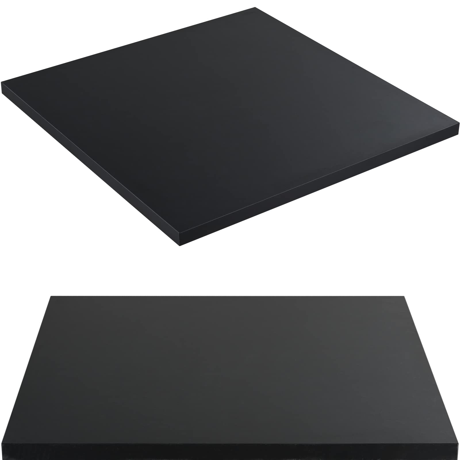 Kaboon Universal Table Top 24 x 24 inches Squre Pack of 2 Reversible Melamine Countertop Only Home or