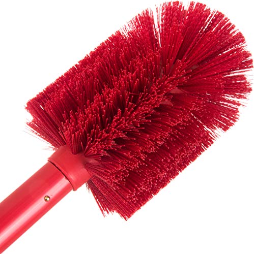 SPARTA Multi-Purpose Valve Brush Fitting Brush, Round Brush with Polyester Bristles, Color Coded for Commercial Cleaning, Kitchen, Restaurant, Bathroom, Polyester, 30 Inches, Red by SPARTA - Image 2