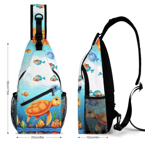 Morrales tipo Sling Bag Blanco para hombre y mujer miniatura 2