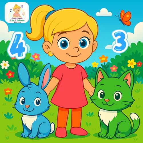『Histoires pour enfants : apprendre &agrave; compter 3 et 4 avec Lila dans une aventure magique』のカバーアート
