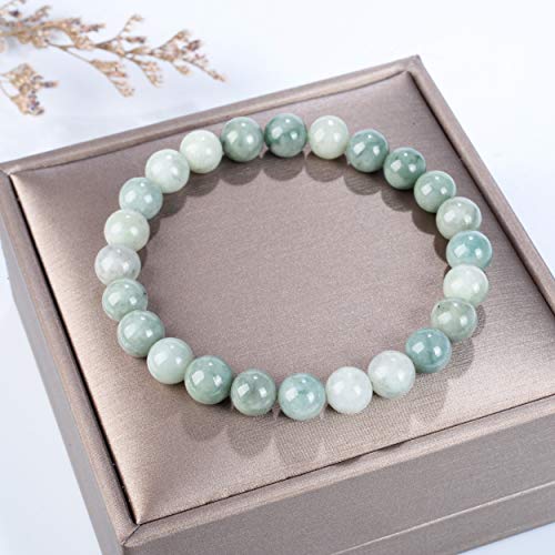 Cherry Tree Collection - Small, Medium, Large Sizes - Gemstone Beaded Bracelets For Women, Men, And Teens - 8Mm Round Beads (Burma Jade - Small) #TOP1