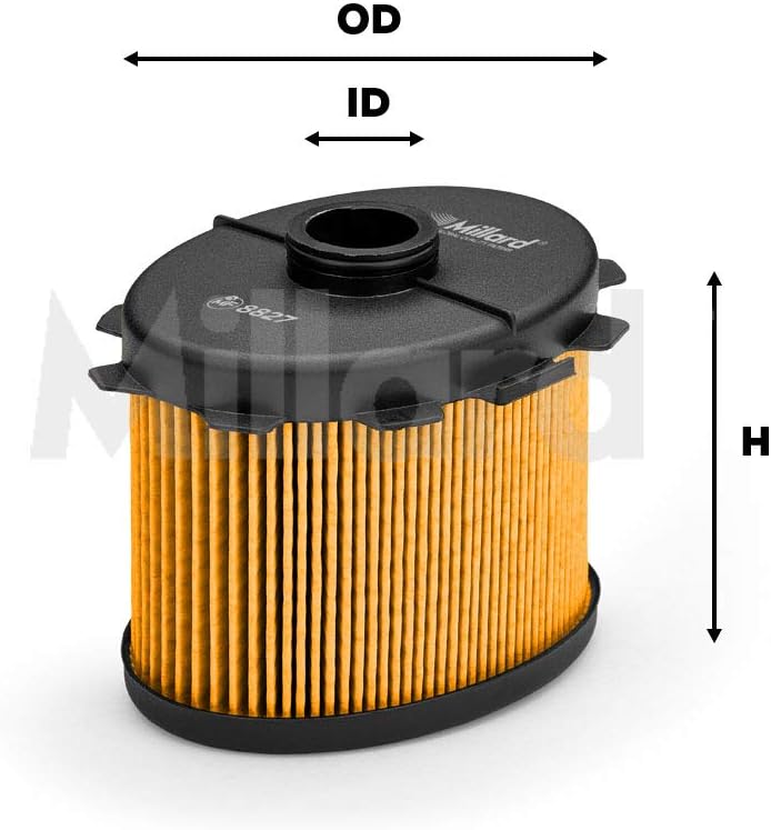 Car Fuel Filter Millard MF8827 81x108x19 mm Global Quality