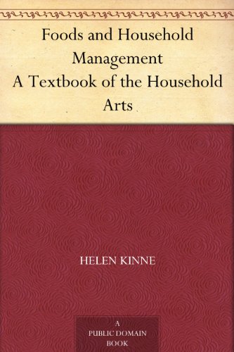 Foods and Household Management A Textbook of the Household Arts image 2