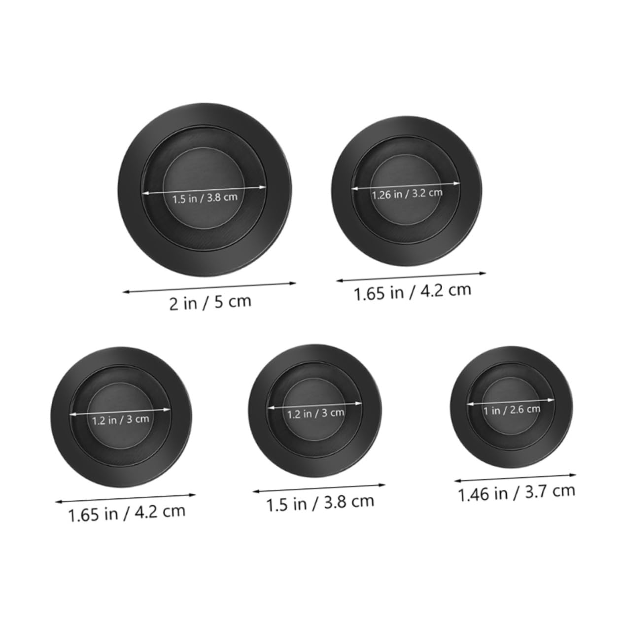 NAMOARLY 15pcs Piggy Bank Sealing Plug Replacement Saving Box Plug for Coins Container Rubber Stopper for Money Saving Box