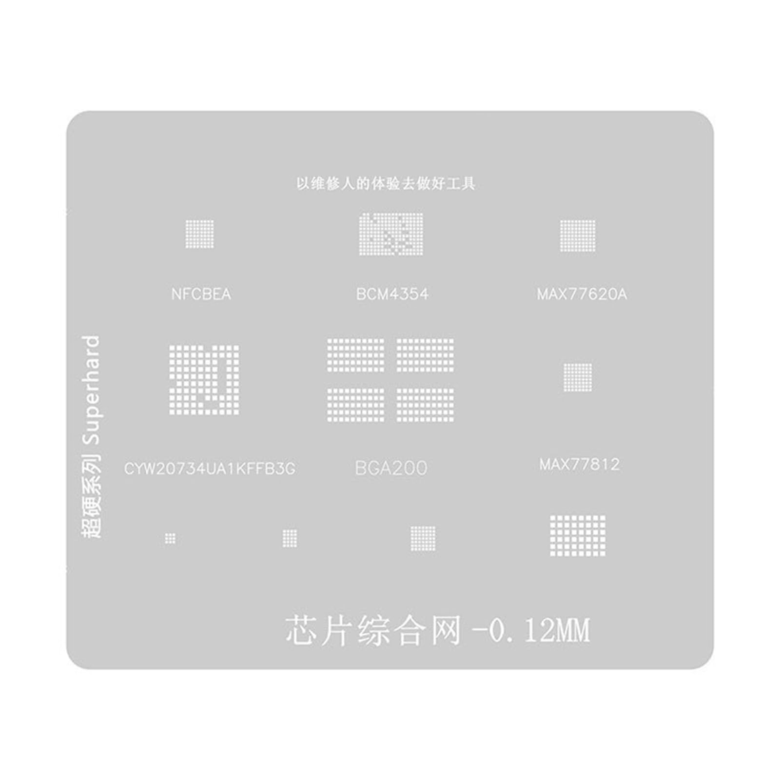 Zxfdsfdbnm A Professional Reballing Stencil For Cpu Repair Engineered For Cyw20734ua1kffb3g Easy Handling Operate Welding