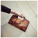 Sanxiner Clutch Purses for Women, Vintage Top Handle Handbags Clutches Bags Crossbody Purse for Women (Brown)