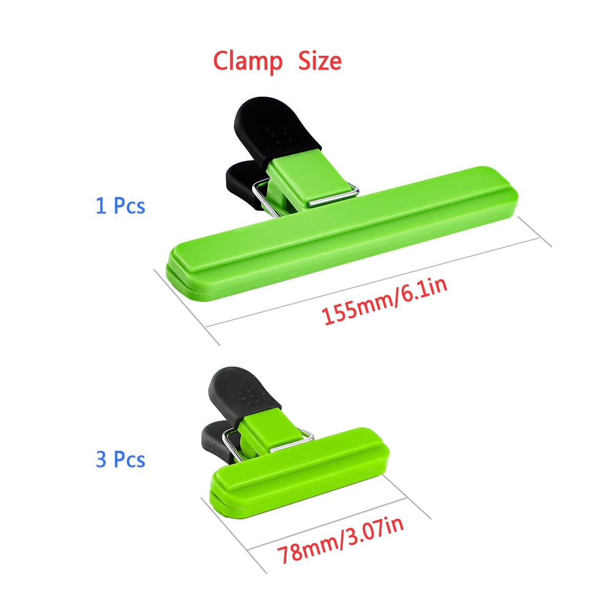 Pince Sachet Alimentaire 20 Pinces à Sac Alimentaires Acier PVC Pour  Congélation, Rangement, Linge Fermer Sachet Carrefour