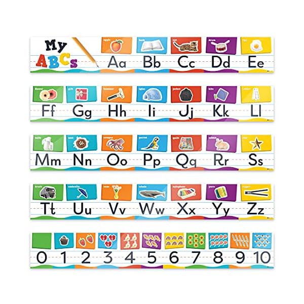 20 Klassenzimmer-Lernposter für Vorschüler, Kleinkinder, Kindergarten, Elementar, 40,6 x 27,9 cm, 20 Stück – Lernposter für Kleinkinder, Wand, Vorschule, Kindergarten, Kinderzimmer, Dekoration – Bild 3
