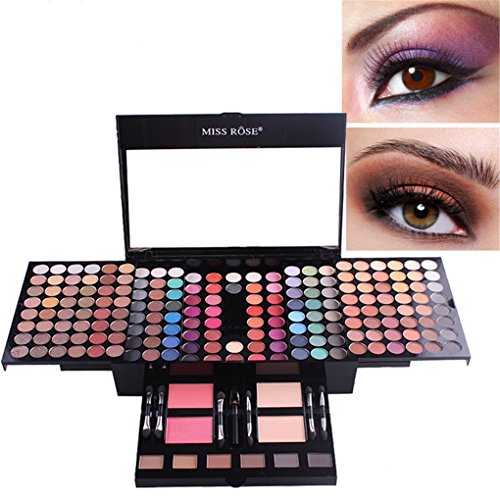 BrilliantDay 180 color paleta de sombra de ojos Blush Corrector Kit Belleza maquillaje Set Cover