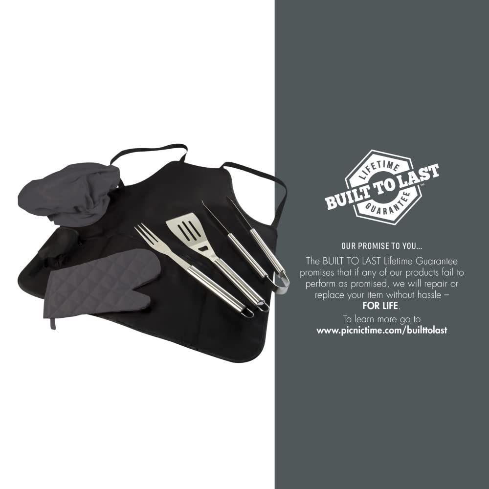 Picnic Time NFL Barbacoa Delantal Bolso Pro, Pittsburgh Steelers