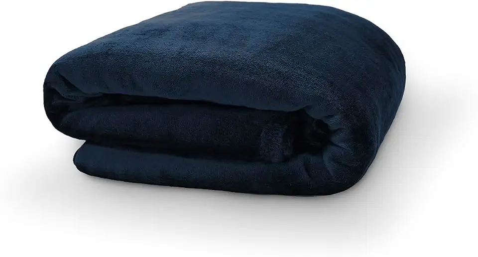 Camesa Cobertor Velour Select Solteiro 150X220 300g/m² Marinho