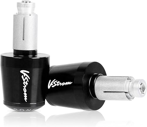 Miniatura 4 de for Suzuki V-Strom 650 V-Strom650 VStrom 1000 DL1000V-STROM All Year Motorcycle Handlebars Grips Ends Bar Ends Handlebars Caps (Color  Black -Black)