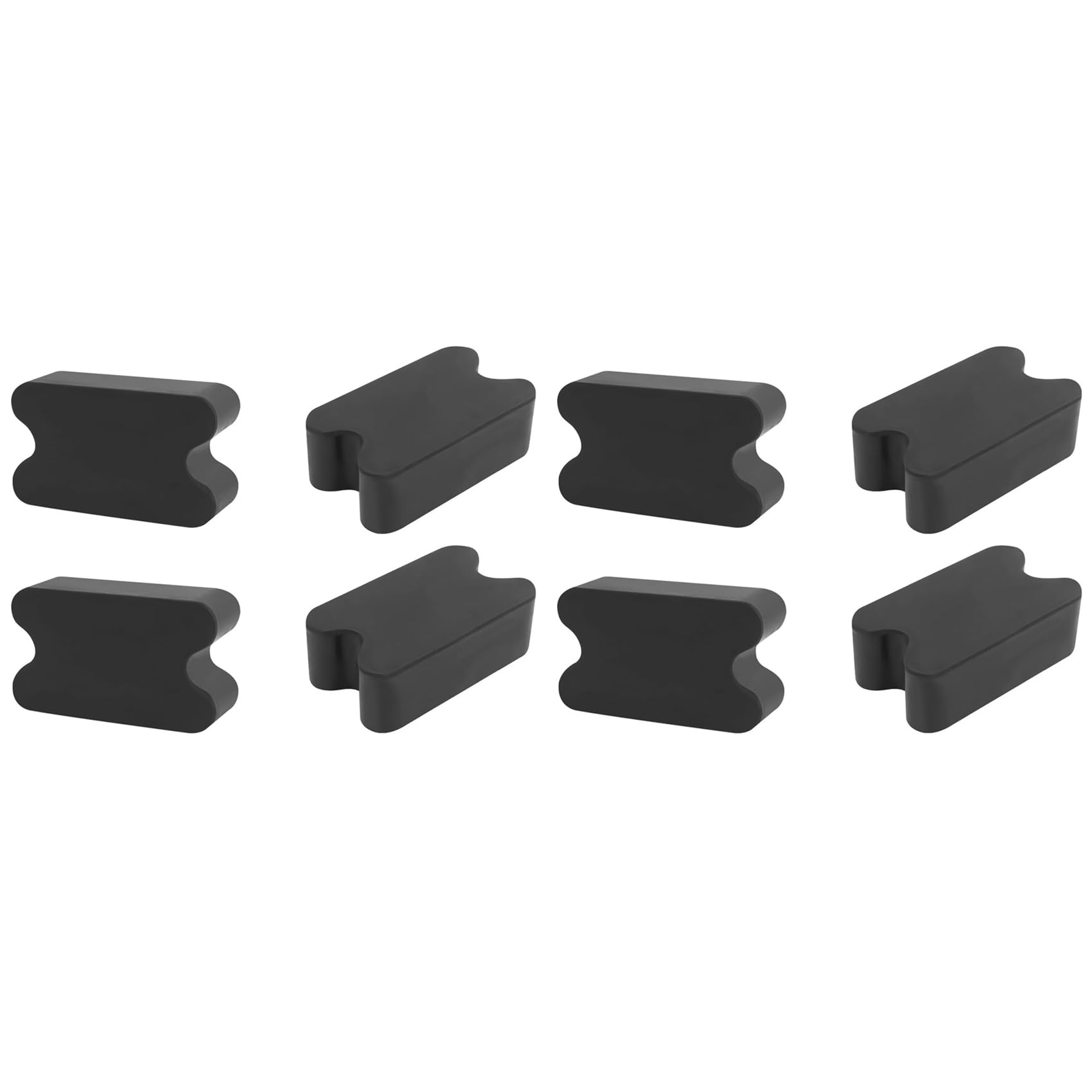 Jnchdghwa Black 8Pcs Rubber Coil Spring Spacers,Heavy Duty Front Coil Spring Booster Kit For 2.5Inch Coil Spring Lift
