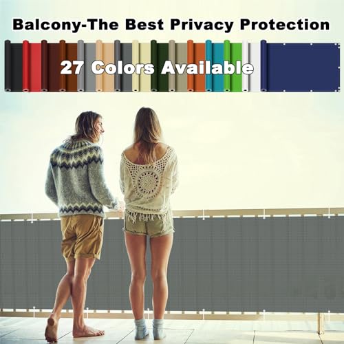Filet de protection UV brise-vue opaque balcon véranda rayures vert
