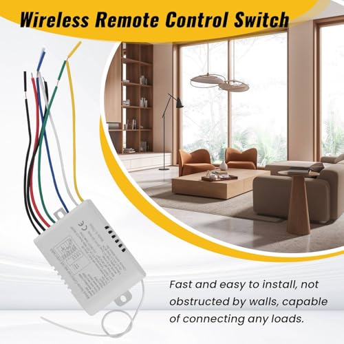 Commutateur de télécommande 4 voies pour simplifier vos lampes - 6