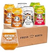 Northern Monk Brew Craft Beer Gift Set - 6 x 300ml Cans & Glass - Premium Guava Have Faith Pale A...