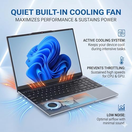 OTVOC Laptop Computer 15.6 inch, Compatible with Windows 11, Core CPU(Beats Pentium, Celeron), Up to 3.4GHz, 4GB RAM, 128GB SSD, Up to 2TB, 15.6" FHD IPS 1920x1080, for Students, Business - Image 9