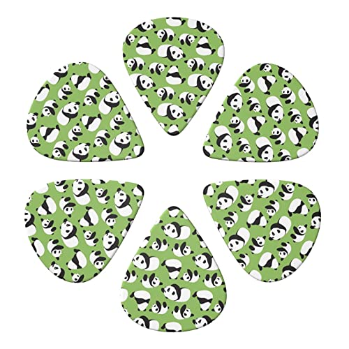 Ensemble de 6 médiators de guitare Panda à fond vert pour guitare acoustique, guitare électrique, basse, ukulélé – fin… - Les Beatles, Paul McCartney, John Lennon, RIngo Starr, George Harrison Ensemble de 6 médiators de guitare Panda à fond vert pour guitare acoustique, guitare électrique, basse, ukulélé - fin… – Image 5