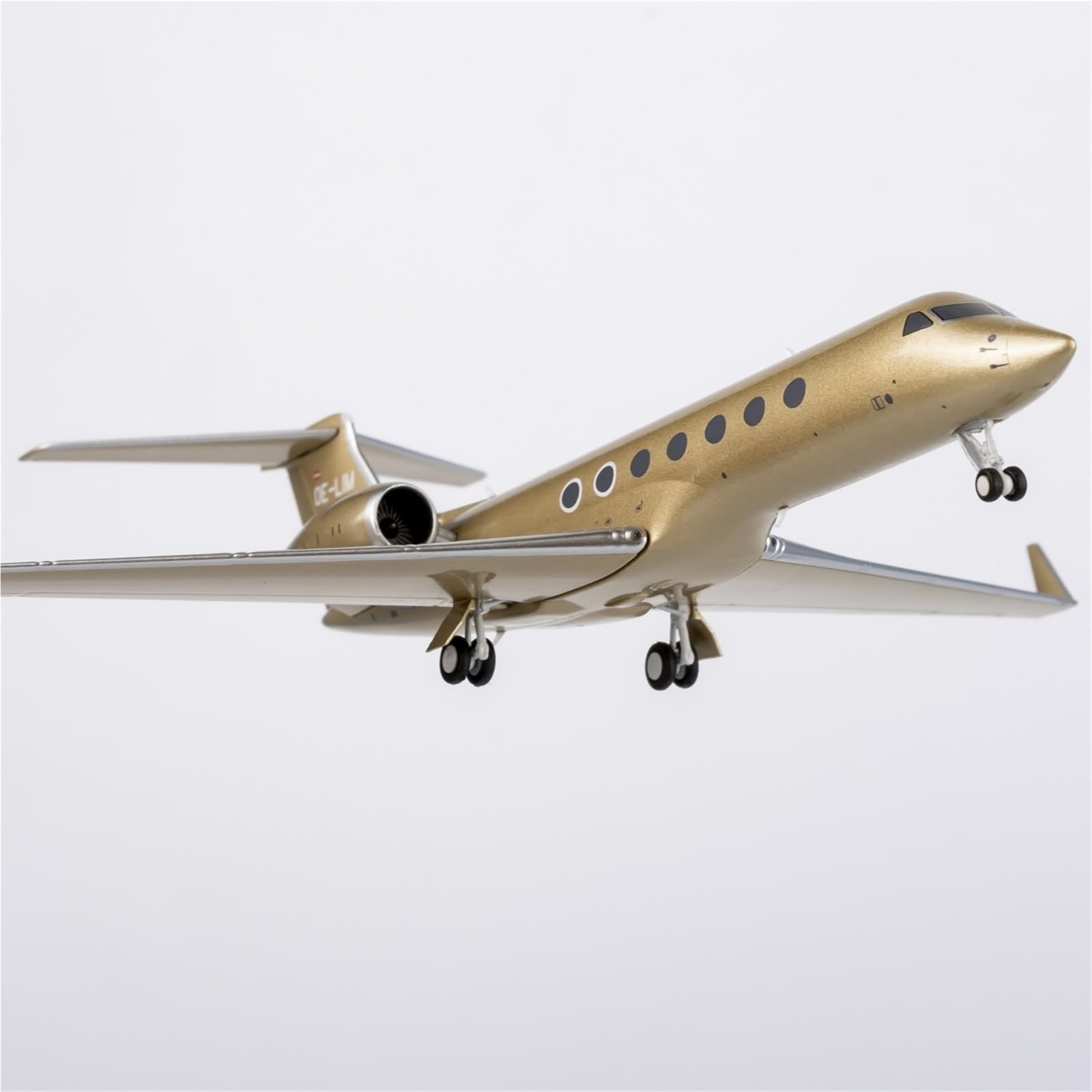 Model redukcyjny samolotu 14CM 1/200 Model Samolotu Zestaw Do Avcon Jet Gulfstream G550 OE-LIM Duży Model Samolotu Odlewanego Ciśnieniowo Model lotniczy Replika samolotu
