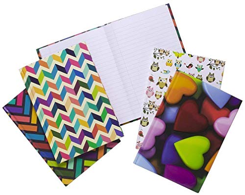3XKaleidoscope Fashion A5 Notebook - Assorted Designs Single