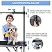 LEIBOU H-Shape Dog Grooming Arm Pet Supplies Grooming Table Arm with 3 Noose and Clamp Heavy Duty Aluminum Alloy Frame with 35.4” Adjustable Height and 36.2” ~ 50” Adjustable Width Dog Grooming Kit
