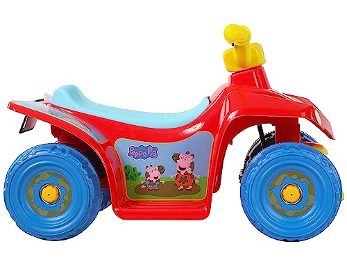 Image of Dynacraft Peppa Pig 6-Volt Unisex Kids Ride-on for Age 1.5-3 Years