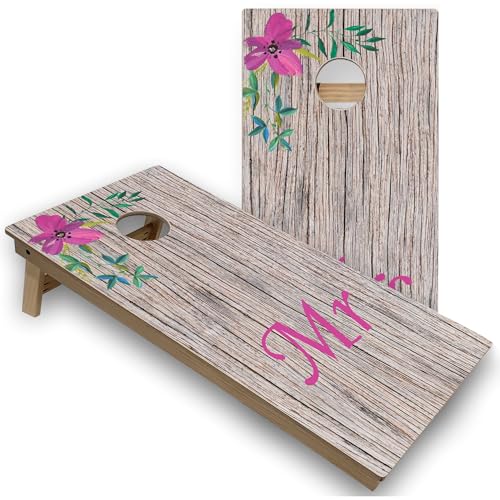 Skip's Garage Mr & Mrs All-Weather Cornhole Boards - PVC - NO Accessories