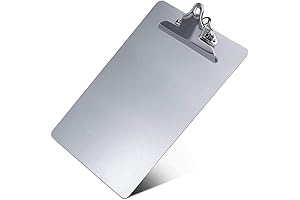Contractor Heavy Duty Aluminum Clipboard with High-Capacity Clip