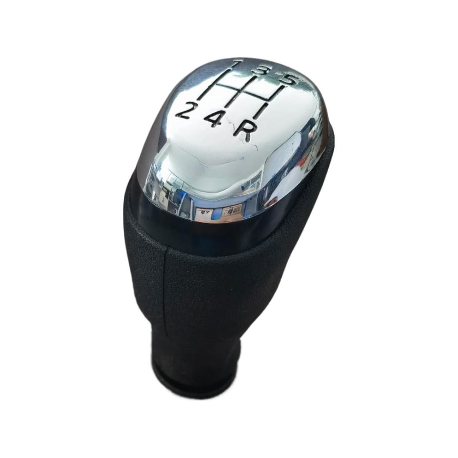 Lvgvzttgkm Chrome 5 Speed Knob Only Gear Knob Manual Abs For Clio 4 Iv Mk4 5-Speed / 6-Speed Chrome/Matt Stylish Shift Oe 328654134R 328651259R 328657531R 328655866R 1 *Gear Shift