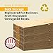 Partners Brand P121212 Corrugated Boxes, 12