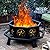 Verdeluxe 35 Inch Octagonal Fire Pit,Outdoor Fire Pit,Wood Burning Firepit,Bonfire Fire Pit,Firepits for Outside,Camping, Backyard, Patio,Bonfire