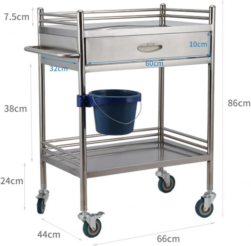 le Mehrzweckwagen mit Ders - 2-teiliges Rolllabor und Mcal-Wagen für Gesundheitseinrichtungen, Krankenhausbedarf, Nizat, Sto Solut