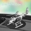 Helicopter Solar Car Air Freshener Rotation Aromatherapy Diffuser Ornament for Vehicles with 3-Fragrance Tablets for Car and Interior Decoration (Silver) #1