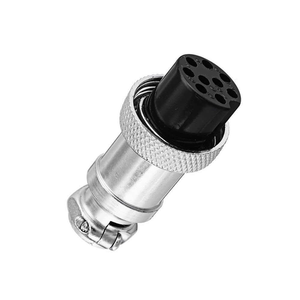 Pro3D GX16 9-Pin Circular Aviation Socket Plug Male and Female Panel Connector 1