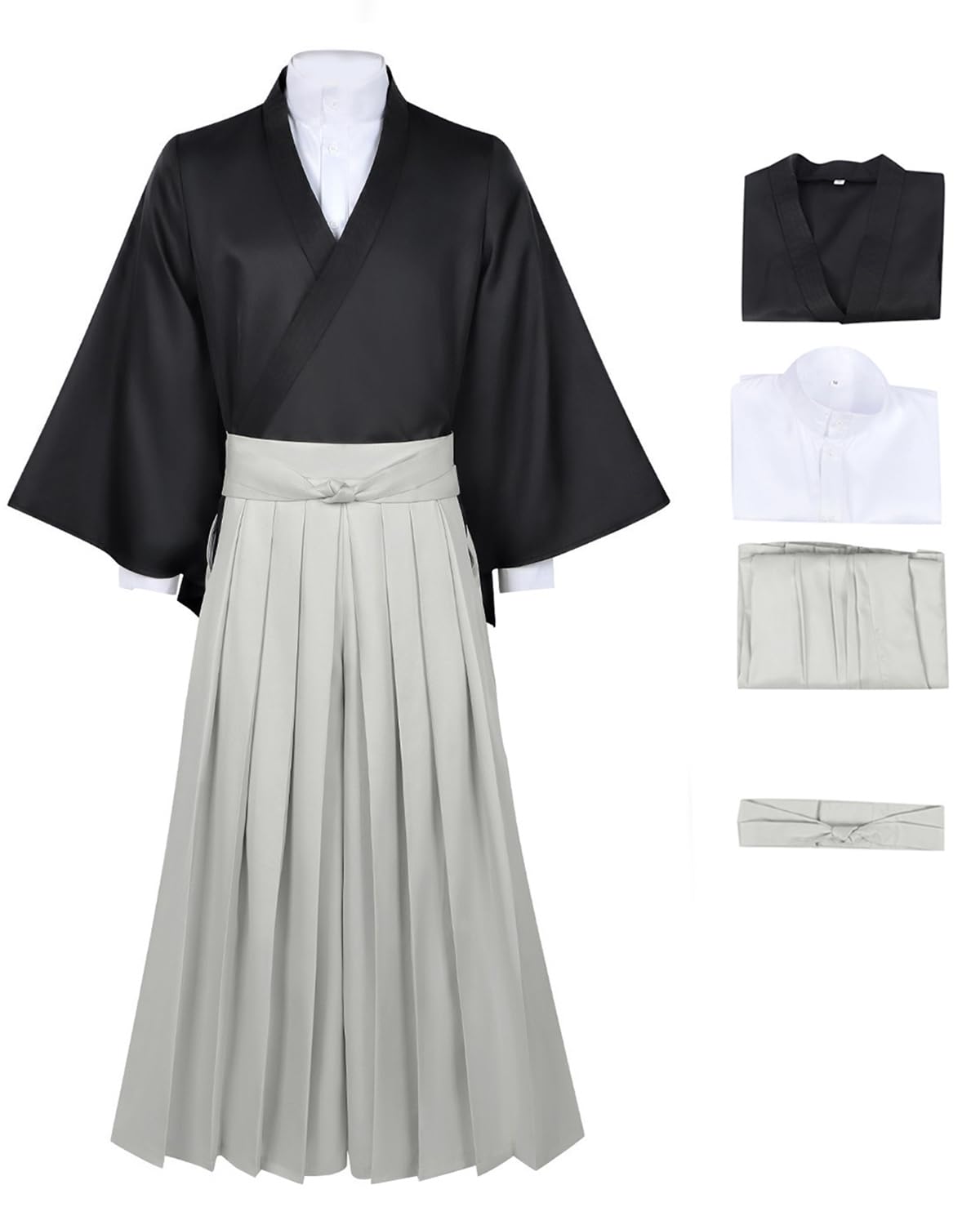 Ubaywey Anime JJK Cosplay Costume, Full Uniform Set, Halloween, Carnival Outfits, Adults (Zenin, XXL)