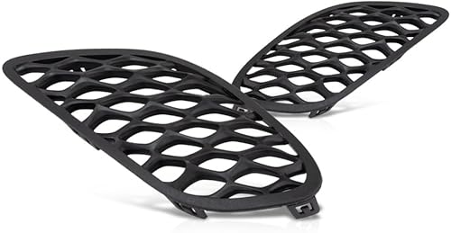 Miniatura 3 de KarParts360 Para Dodge Charger - Cubierta de luz antiniebla 2015 2016 2017 para lado del conductor y del pasajero, plástico, con pala de capó, negro