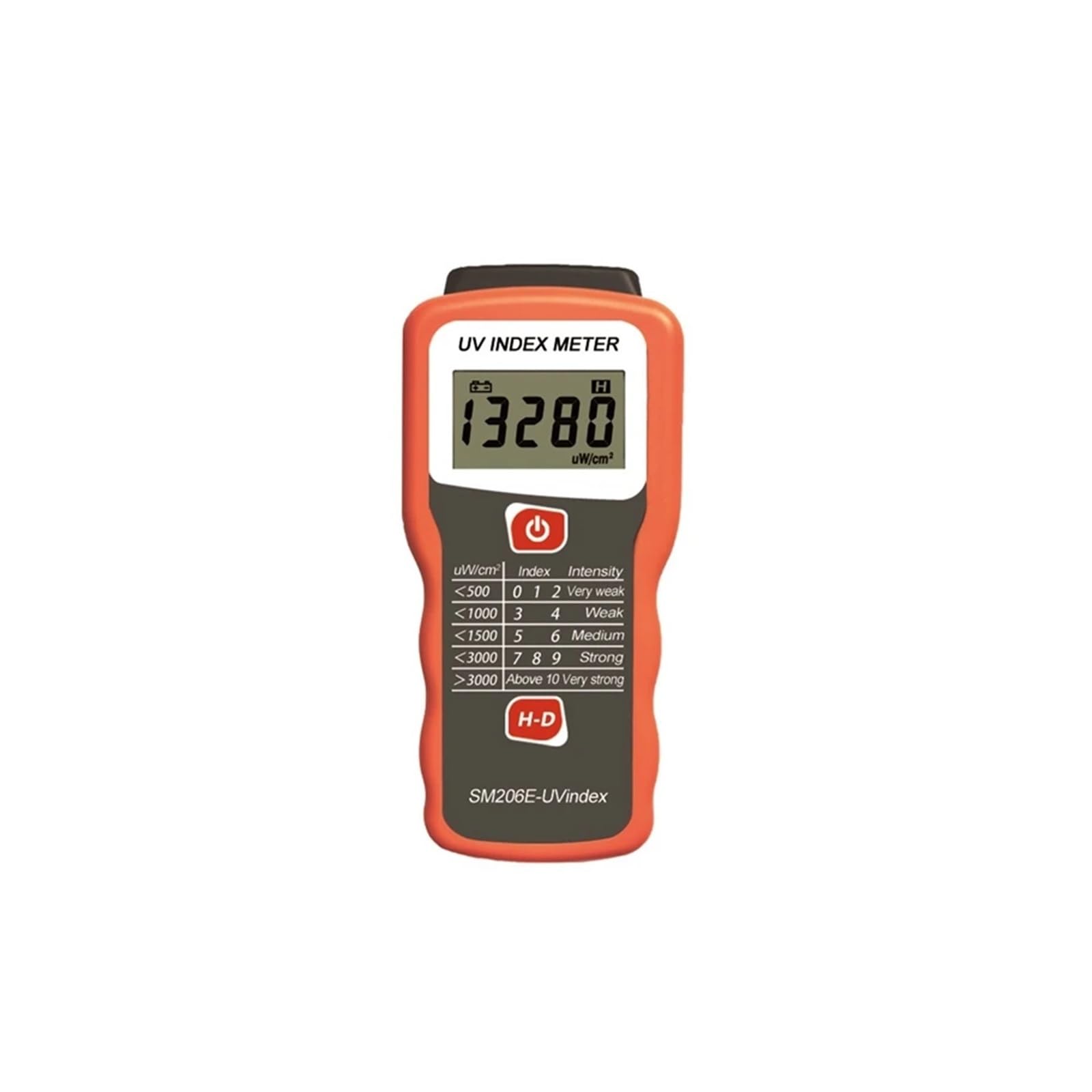 Medidor UVB Digital Medidor de índice UV Digital portátil, Detector Rendimiento Bloqueo radiación Ultravioleta, Intensidad irradiación Rayos UVA y UVB en la luz Solar