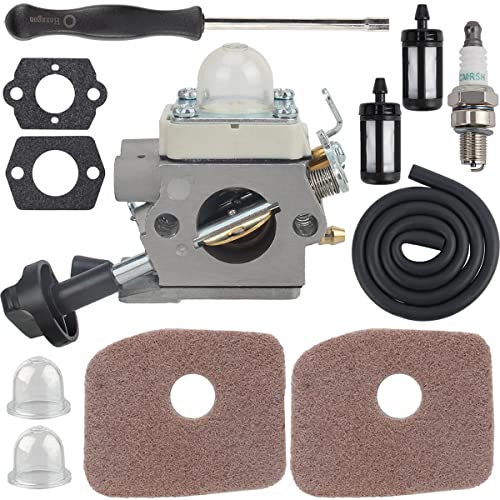 ZAMDOE BG56 Carburateur pour Stihl BG56 BG56C souffleur de Feuilles Remplace C1M-S260B 4241-120-0632 4241-120-0622 4241-120-0615 4214-120-1800 Pièces avec...