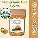 SPICY ORGANIC Ground Coriander Seed Powder – USDA Organic Ground Dhania from Whole Coriander Seeds, Non-GMO & Pure Spice for Cooking, Curries, Marinades, Blends & Global Recipes (4 oz Resealable Bag)