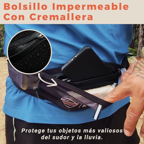 Sac banane running imperméable et stable avec porte-bâtons intégré - 3