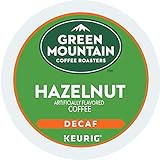 Green Mountain Coffee Roasters Hazelnut Decaf, Single-Serve Keurig K-Cup Pods, Flavored Light Roast...