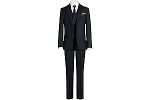 Boys' Suit Set With Adjustable Waist