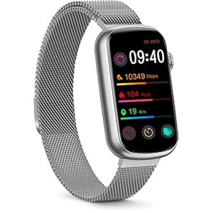 FITVII Slim Fitness Tracker with Blood Oxygen, Blood Pressure, 24/7 Heart Rate and Sleep Tracking, IP68 Waterproof Activity Trackers and Smart Watches with Step Tracker, Pedometer for Women Kids