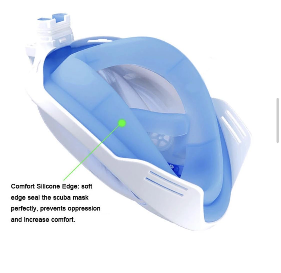 Kit de de Buceo Máscara de Buceo antivaho UV con Revestimiento Facial Completo, Gafas submarinas Anchas para Buceo y esnórquel, Buceo para Adultos, Pesca submarina Buceo