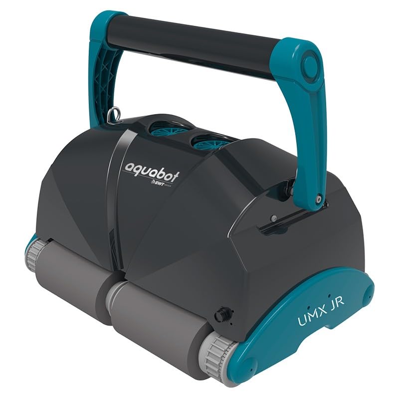 KURIL Aquabot BWT UltraMax Junior – Robot limpiafondos Profesional para Piscina pública hasta 35 m, Fondo y Paredes, Mando a Distancia, Carro Incluido, 3 ciclos, Bolsa XL
